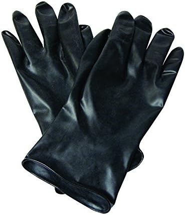 North by Honeywell 11" Unsupported Chemical-Resistant Butyl Gloves with Smooth Grip, 13 mil, Size 9 (RWS-57012)