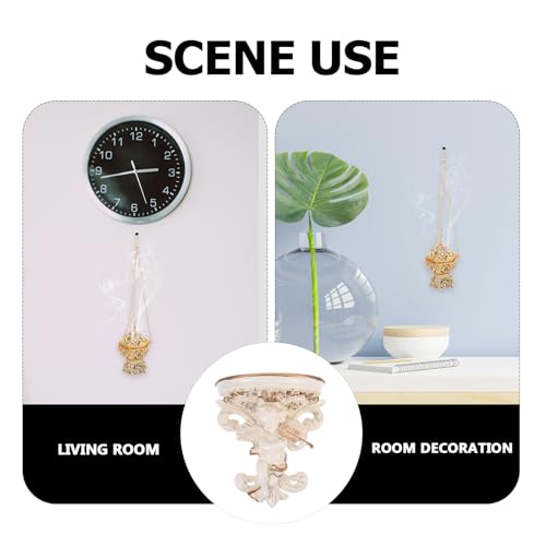 Accessoire d'aromathérapie polyvalent en métal orné d'une croix