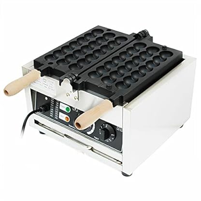 Waffelkugel-Maschine, Waffelbällchenmaschine Edelstahl Bubble Waffeleisen Kommerzielle 1500W 50~300℃ für für Bäckereien Restaurants Kioske Kantinen