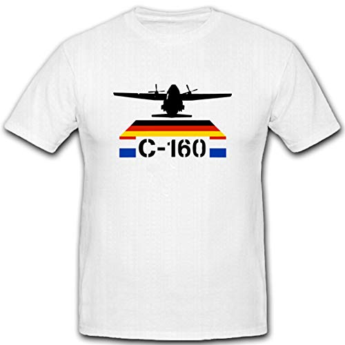 T-shirt Transall C-160 homme avion militaire France blanc taille XXXL