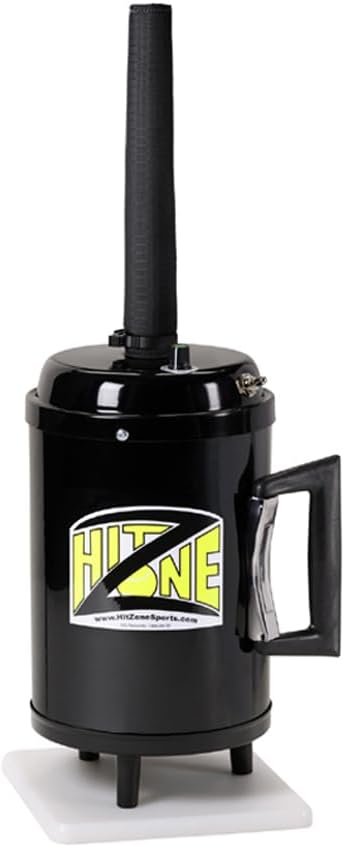 Hit Zone Deluxe Air Tee Baseball & Softball Training Aid System, Includes 12 Practice Balls, Made in USA