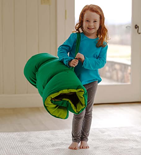 Magic Cabin Kids' Woodland Sleeping Bag With Built-In Pillow And Carrying Strap, 57''L X 28''W, Bear #TOP3