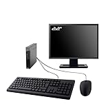 PC Lenovo M93p Tiny - Intel Core I3-4130T 2.90 Ghz (3 Mo) - 8 Go DDR3 - SDD 240 Go - Sans lecteur optique - Cle USB Wifi - Windows 11 - Pack Clavier + Souris + Ecran 22