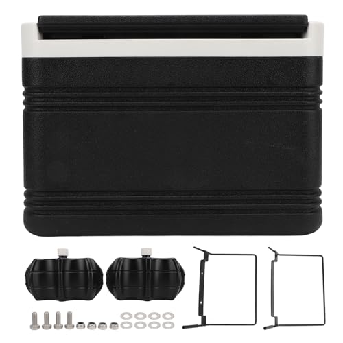 Refrigerador de carrito de Xtevu, refrigerador de hielo portátil de 8L con kit de soporte de montaje, caja de enfriador de aislamiento de larga duración, bebida de carrito de