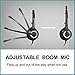 Phone Headset Noise Cancelling Mic RJ9 U10P Bottom Cable Compatible with Polycom VVX, Mitel, Shoretel, Nortel Phones