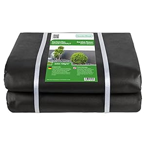 GardenMate Worteldoek 150g/m² – anti-onkruiddoek – scheurvast gronddoek – waterdoorlatend – 2mx5m = 10m²