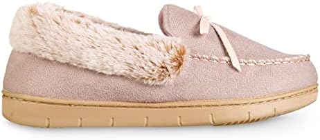 isotoner Women's Recycled Microsuede Rae Moccasin, Woodberry, 6.5-7 | Image 7