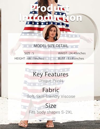 Image of MAKABO Kaftan Dresses for Women, V Neck Moo Moos Colorful Print Cover Ups Caftan Beach Dresses for Swimwear