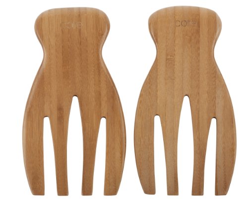 Core Bamboo Classic Salad Hands Dark