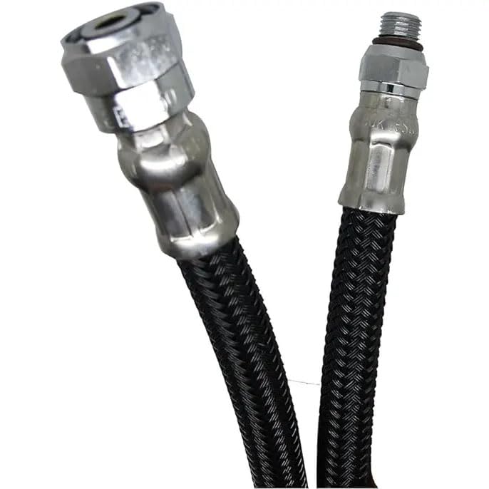 SPEARFISHING WORLD Scuba Diving Low-Pressure Braided Hose for 2nd Stage Regulator and Octopus 28