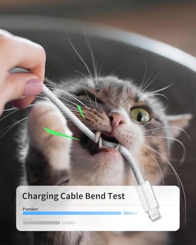 Image of USB C to Lightning Cable 6FT 2Pack[Apple MFi Certified], iPhone Charger Cable Fast Charge Braided iPad Charger cable iphone charger Lead iphone Wire for iPhone 14 Pro Max /13 /12Mini /11 /XS /XR /X /8Plus /SE