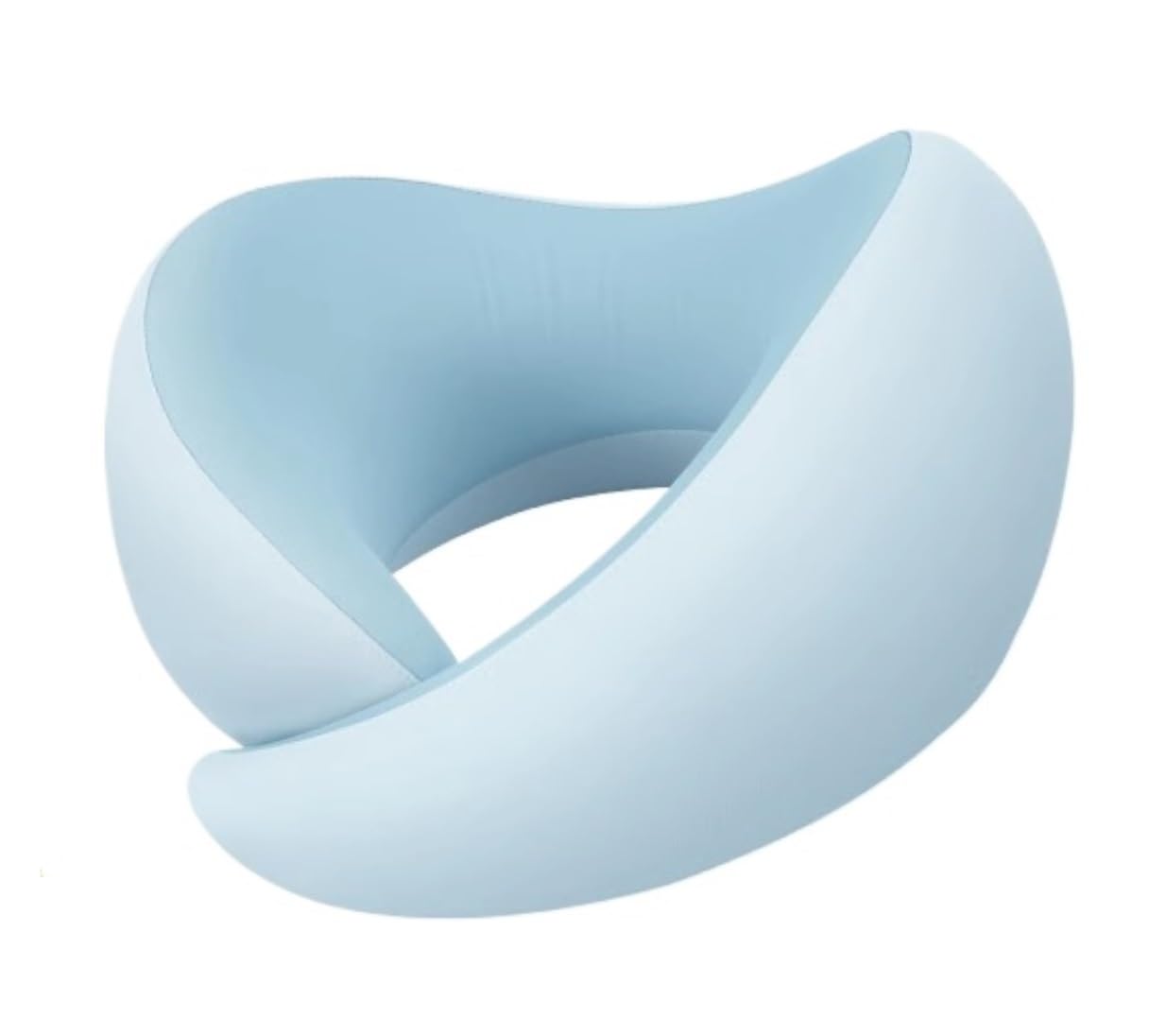 Nackenkissen Reisekissen Memory Foam Reisekissen mit Aufbewahrungstasche Baumwolle Reise Nackenkissen Flugzeugkissen Nackenkissen Flugzeug(Blue)