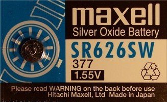 Pila a bottone 377/SR626SW Maxell