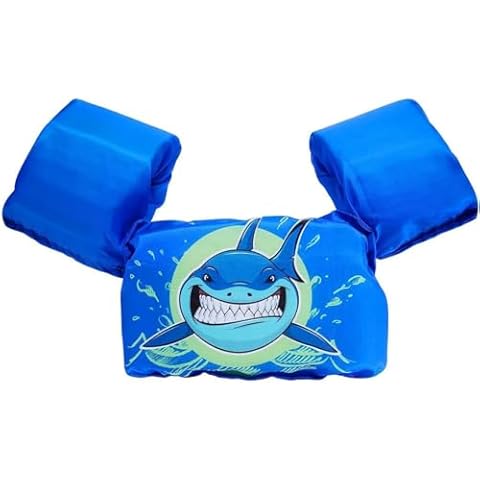 AmazeFan Kids Swim Life Jacket Vest for Swimming Pool, Swim Aid Floats, Toddler Swim Vest with Storage Bag,Suitable for 30-50 lbs Infant/Baby/Toddler,Children/Sea/Beach Cover