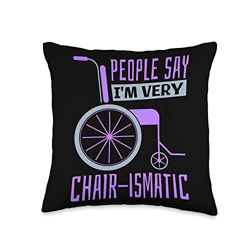 Wheelchair Special Needs Handicap Disability Throw Pillow