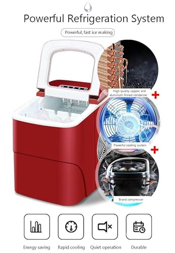 Máquina automática de hielo 15kg en 24h 220v miniatura 5