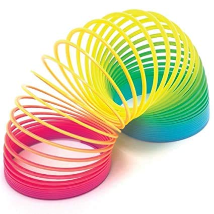 Sizzler Toys Presents Rainbow Magic Slinky Spring for Kids Bouncy and Expandable Magic Spring Spring Assorted Colour Pack of 1 (B08K7MTRWT) Amazon Price History, Amazon Price Tracker