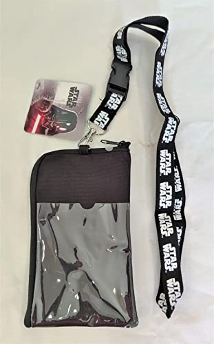 3 Pieces Bb8 Storm Trooper Darth Vader Black Lanyard With Detachable Id Badge Holder Wallet Coin Purse Ticket Key Chain #TOP4