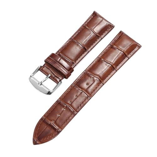 ���j�o�[�T�������p���U�[�E�H�b�`�X�g���b�v �����Y ���f�B�[�X �E�H�b�`�o���h 12 14 16 18 20 21 22mm �o���h �x���g(Brown,14mm)