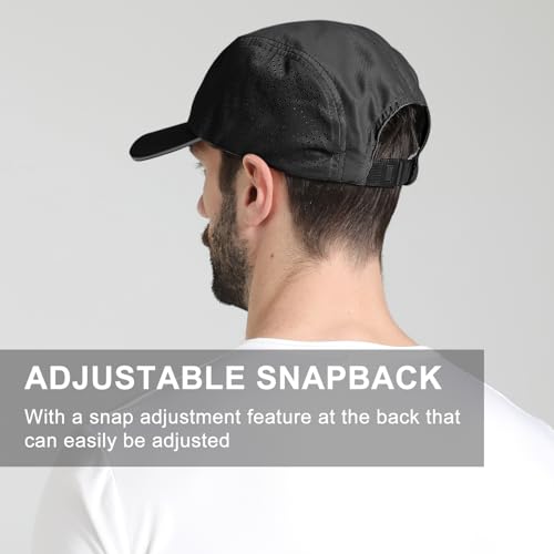 Image of Oversize XXL Mens Quick Dry Baseball Cap Cooling Breathable Mesh Sports Cap Lightweight Snapback Hat for Big Head