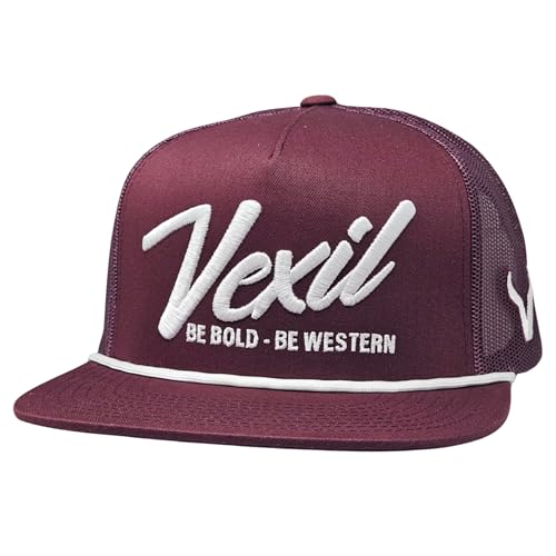 Image of Vexil American Rancher Adjustable Snapback Western Lifestyle Rodeo Southwest Inspired Meshback Hat