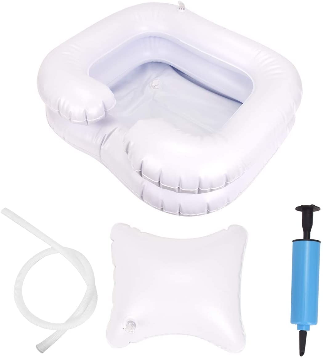 Shampoing portable au lit pour laver les cheveux des personnes âgées en douceur à la maison