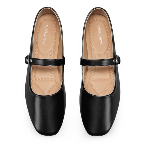 Image of Leopard Flats for Women Mesh Ballet Flats Mary Jane Animal Print Shoes Slip On Casual Breathable Ballerina Flats