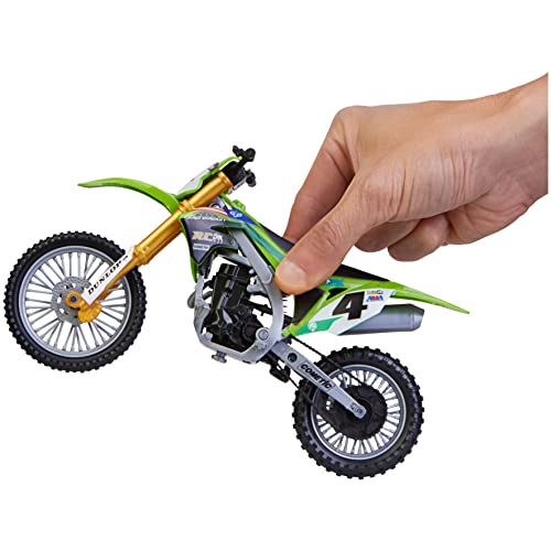 Supercross, Authentic Ricky Carmichael 1:10 Scale Collector Die-Cast Toy Motorcycle Replica with Display Stand, for Collectors and Kids Age 5 and Up - Image 4