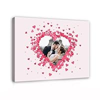 WallArena Foto Auf Leinwand 40x30 Cm – Personalisiertes Leinwandbild Mit 10 Fotos, Fertig Auf Keilrahmen