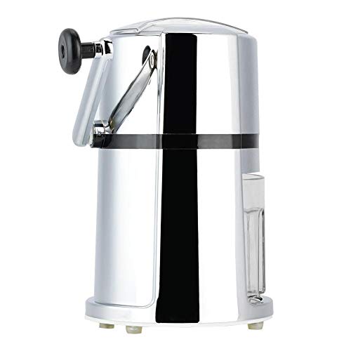 KSTE KSTE Portable Hand Crank Manual Ice Crusher Round Household Shaver Snow Cone Maker Kitchen Tool