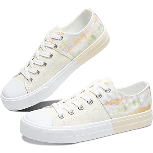 Image of Obtaom Unisex Canvas Shoes Low Top Fashion Sneakers Slip on Walking Shoe