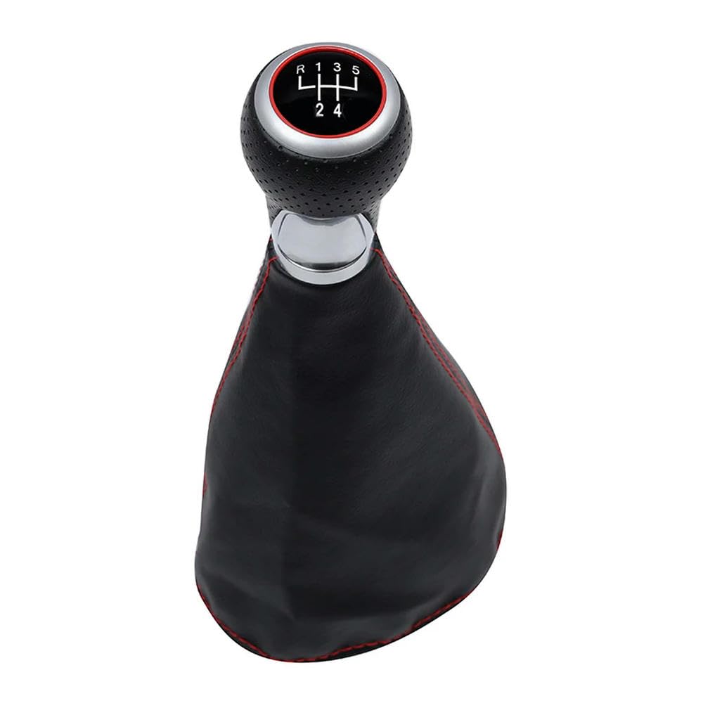 GZNBB Car Manual Gear Shift Knob Boot Cover Gaiter Lever Shifter Handle Stick, for Seat Ibiza 1996-2001