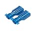 Panduit DMNG2-63FL-3K Reel Smart System Metric Disco-Lok Female Disconnects, Nylon Fully Insulated, Funnel Entry, 1.5 - 2.5mm Wire Range, Blue, 6.3 x 0.8mm Tab Size, 3.8mm Max Insulation, 9.1mm Width, 6.4mm Height, 24.6mm Length (3000 Pieces Per Reel)