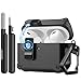 Produktbild TiMOVO Hülle für Airpods Pro 3 (2025) mit sicherem Verschlussclip, Starker Sturzschutz Case für Apple AirPod Pro 3. Generation mit Kletterhaken und Reinigungsset, Schwarz