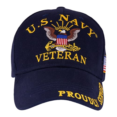 Image of Trendy Zone 21 US Navy Hat for Men and Women, Officially Licensed Caps, Unisex United State Navy Caps (USN), Best for Gifting