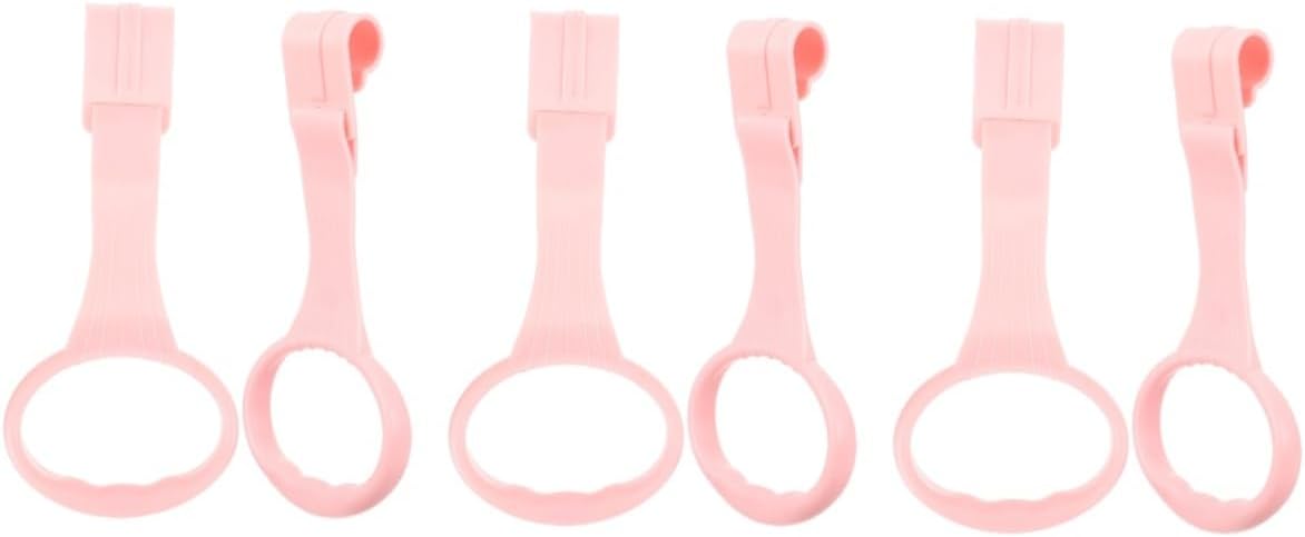 3 Pairs Portable Safety Stand Rings Lightweight Crib Pull Rings for Walking Assistance Exercise Tool Easy to Install