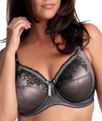 Elomi Lara Full Cup Underwire Bra, 36HH, Black at Amazon Women’s