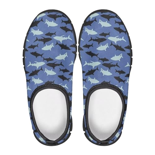 Sharks Dolphins Pattern Running Shoes Low-Cut Breathable Sneakers Casual Walking Shoes for Boys and Girls Big Kid Little Kid2