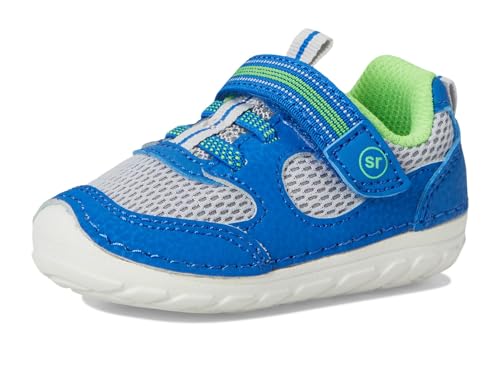 Stride Rite SM Turbo (Infant/Toddler) Blue Grey 3 Medium