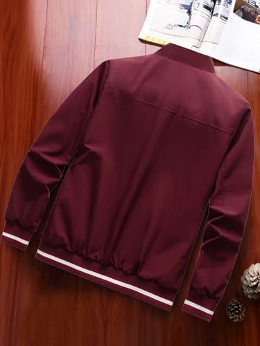 Image of TAGAS Men's Regular Fit Zip-Up Casual Jacket for MENS || Bomber Jacket for Men || Stylish Jacket For Men ||Men's Regular Fit Zip-Up Casual jacket|| bomber jacket for men (MJ-9090)