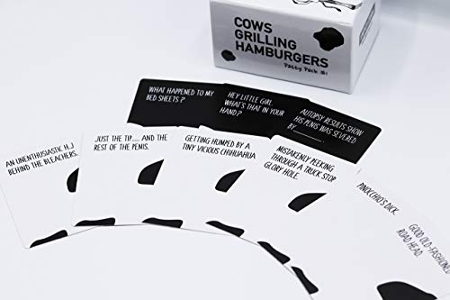 Image of Cows Grilling Hamburgers: Adult Party Card Game