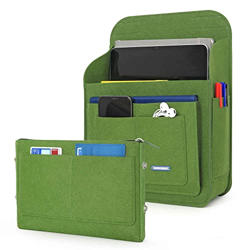 Lucky Sign - Organizer tascabile multifunzionale in feltro per Fjällräven Classic 16L zaino Organizer, 26 x 10 x 35 cm – Oliva