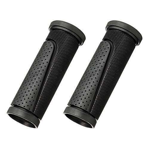 Popuppe 2PCS Bike Grips Short Mini Bicycle Handlebar Grips Fit Many Standard Bikes, 90MM Length Mountain Bike Grip Shift Bicycle Grips