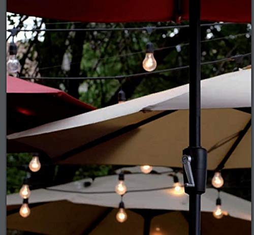 SOVIL Enjoy 23006 lichtketting met lampvoet, zwart, 5 m