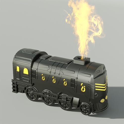 Diffuseur d'huile pour calmer l'air sec, humidificateur train coloré