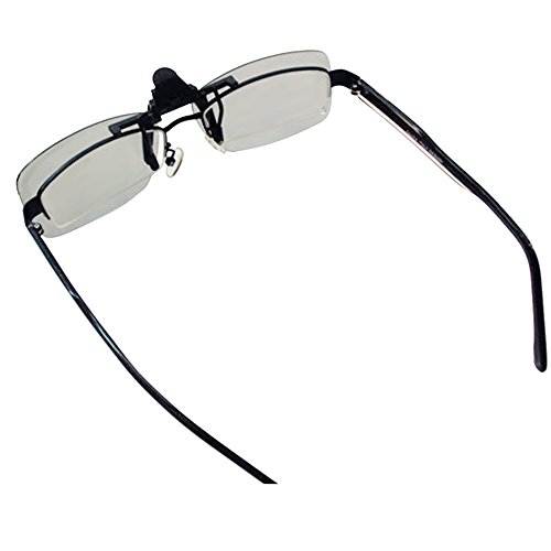 DECDEAL CL01 Clip-on Passivo 3D Óculos Lentes Circulares Polarizadas para TV Polarizada Real D 3D Ci