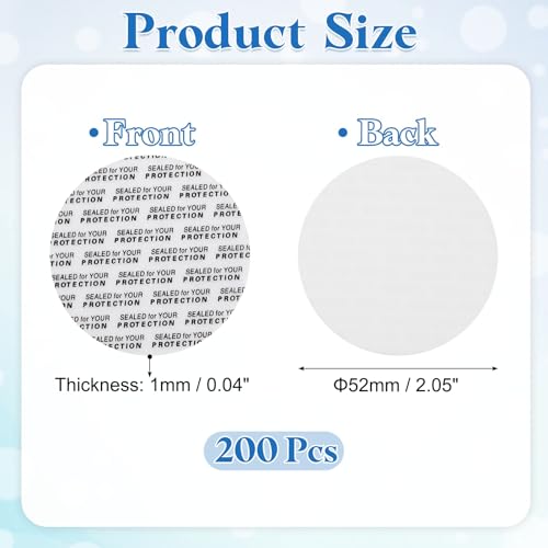 Cap liners résistant à la manipulation 52mm pour sceller vos bocaux