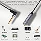 YARCHONN 6,35mm 1/4 Splitter Audio Y Kabel 1/4 Zoll TRS Stereo Buchse auf Dual Mono TS Stecker Rechtwinkel Audio Konverter Adapterkabel für Instrument Verstärker Mixer Instrumente-30cm/11.8in
