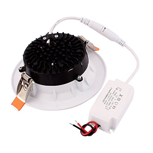 Aexit Ac85-265 10W Home Fragrance Cob Chip Led Ceiling Spot Downlight Lamp Bulb Recessed Light Bulb Rings Pure White #TOP1