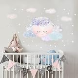 LABELTSHEN Sticker décoratif Smiley Nuage